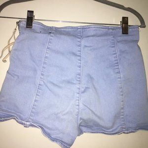 High Waisted Express Jean Shorts